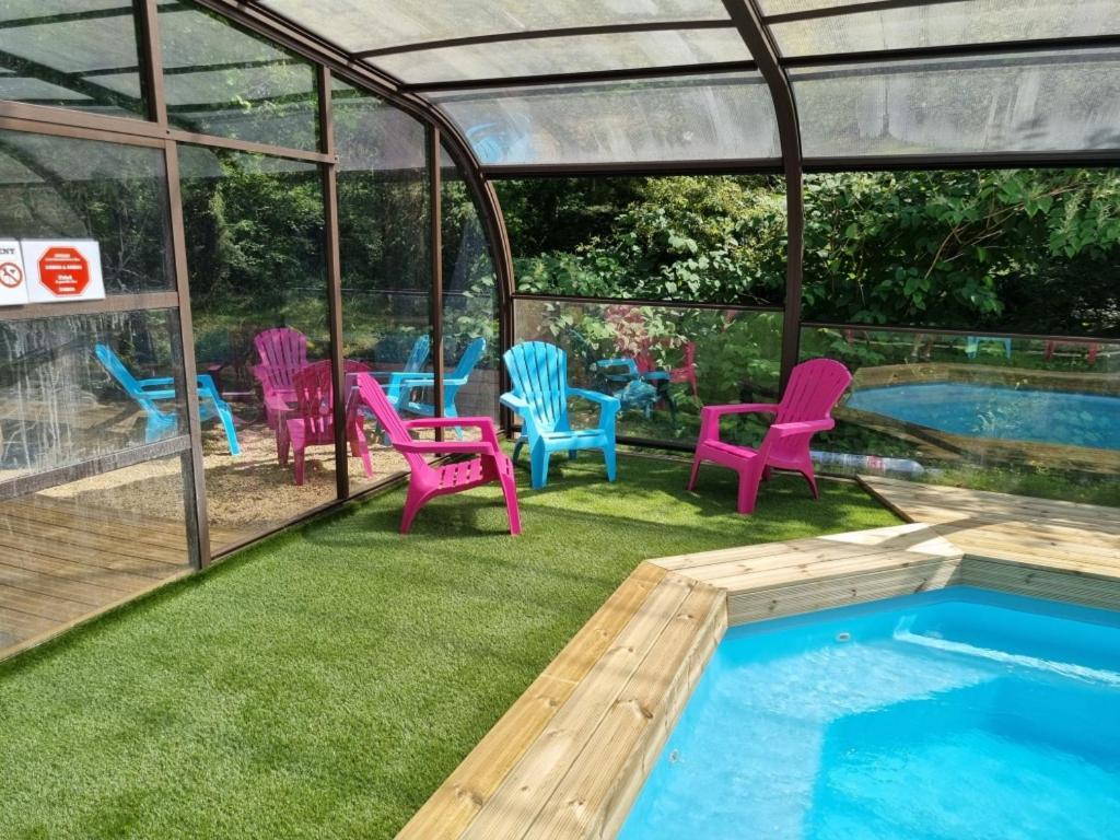 Les Chalets De Saumur, Piscine & Parc Boise, 100M Du Cadrenoir Екстер'єр фото