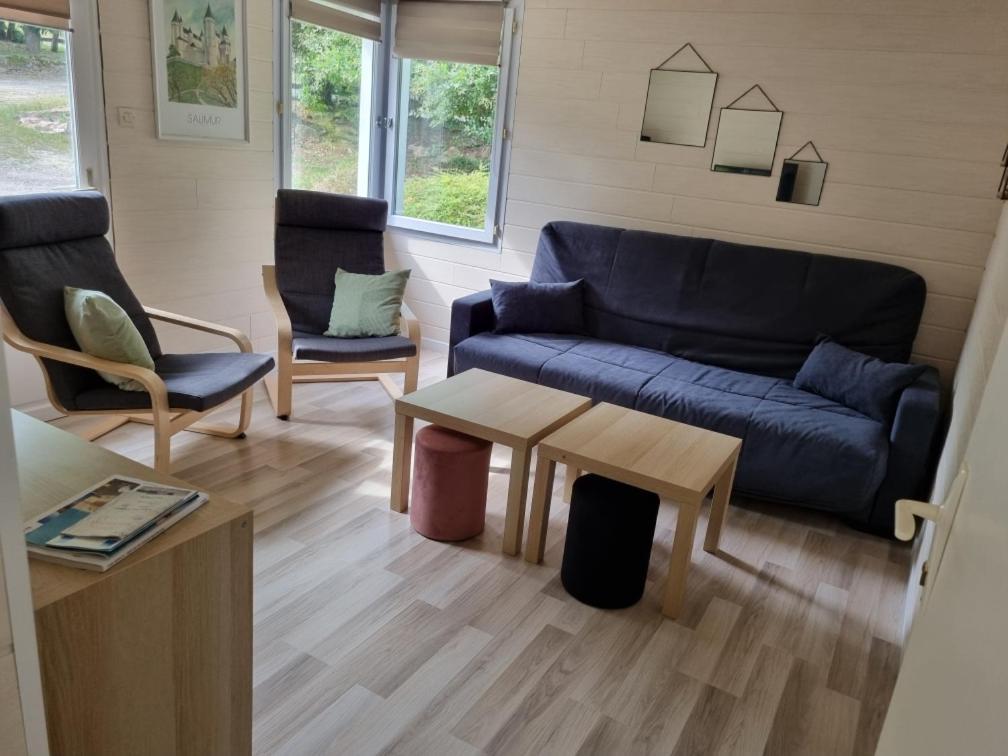 Les Chalets De Saumur, Piscine & Parc Boise, 100M Du Cadrenoir Екстер'єр фото